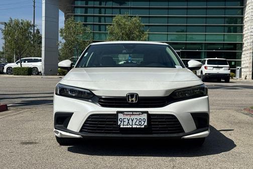 Platinum White Pearl 2023 Honda Civic LX