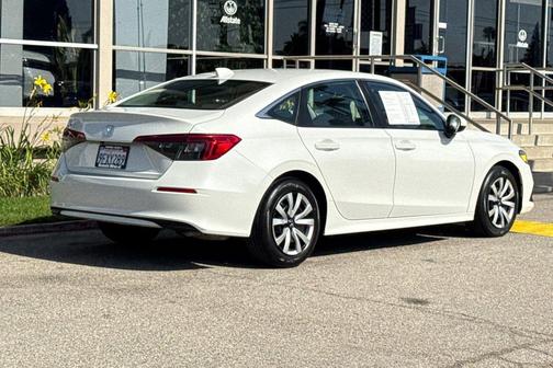 Platinum White Pearl 2023 Honda Civic LX