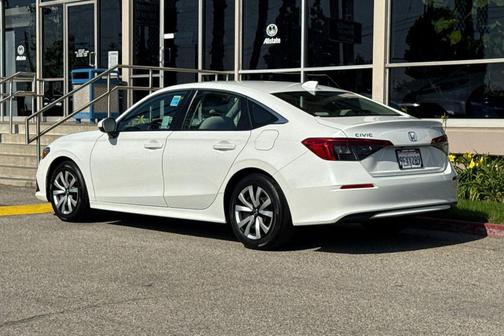 Platinum White Pearl 2023 Honda Civic LX