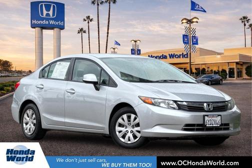 Cool Mist Metallic 2012 Honda Civic LX
