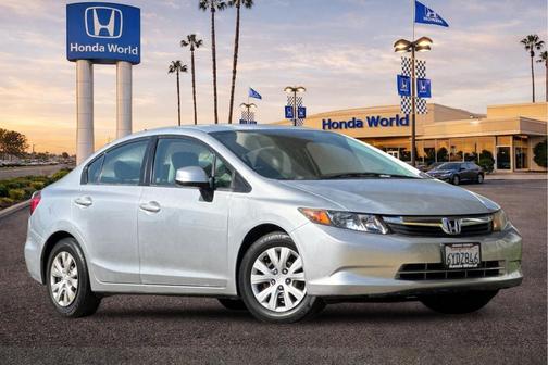 Cool Mist Metallic 2012 Honda Civic LX