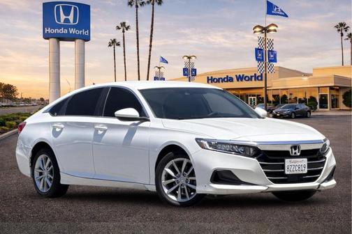 Platinum White Pearl 2022 Honda Accord LX 1.5T
