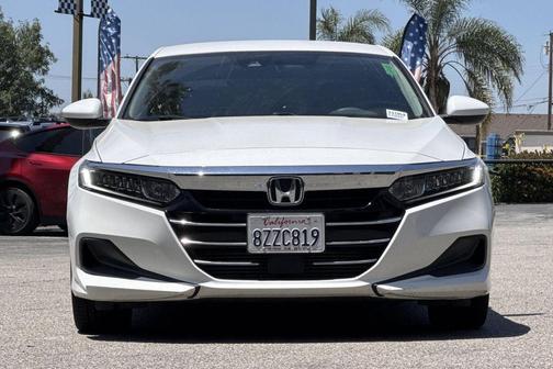 Platinum White Pearl 2022 Honda Accord LX 1.5T
