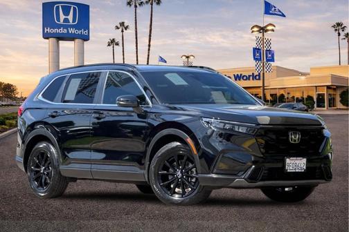 Crystal Black Pearl 2023 Honda CR-V Hybrid Sport FWD