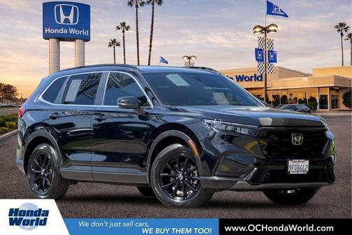 Crystal Black Pearl 2023 Honda CR-V Hybrid Sport FWD