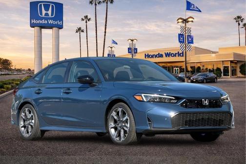 Blue Lagoon Pearl 2026 Honda Civic Hybrid Sport Touring