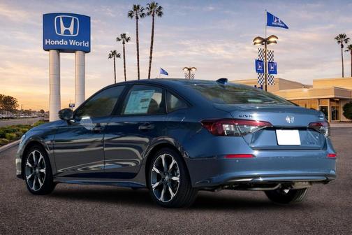 Blue Lagoon Pearl 2026 Honda Civic Hybrid Sport Touring