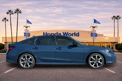 Blue Lagoon Pearl 2026 Honda Civic Hybrid Sport Touring