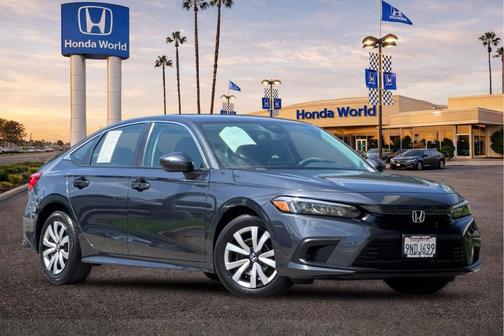 Gray Metallic 2024 Honda Civic LX
