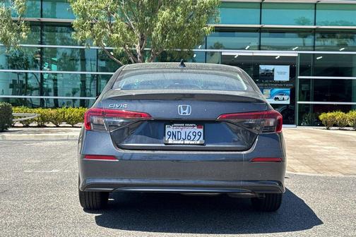 Gray Metallic 2024 Honda Civic LX