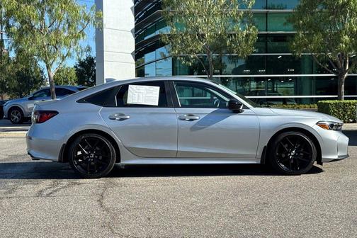 Solar Silver Metallic 2025 Honda Civic Sport