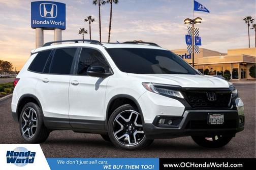 Platinum White Pearl 2021 Honda Passport 2WD Touring