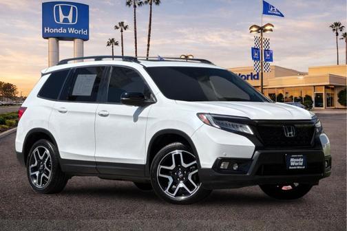 Platinum White Pearl 2021 Honda Passport 2WD Touring