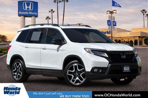 Platinum White Pearl 2021 Honda Passport 2WD Touring