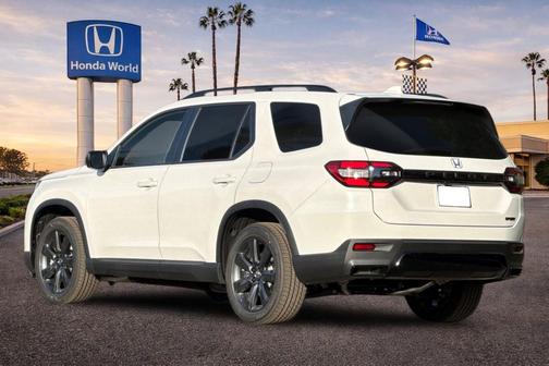 Platinum White Pearl 2026 Honda Pilot Sport