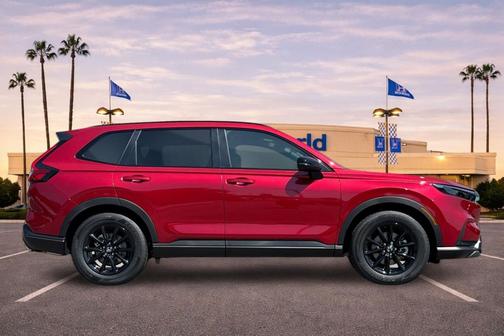 Radiant Red Metallic 2026 Honda CR-V Hybrid Sport-L FWD