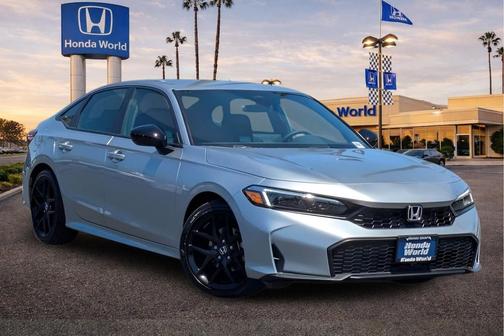 Solar Silver Metallic 2026 Honda Civic Sport