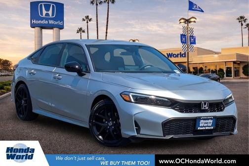 Solar Silver Metallic 2026 Honda Civic Sport