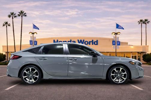 Urban Gray Pearl 2026 Honda Civic Hybrid Sport Touring