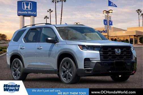 Solar Silver Metallic 2026 Honda Pilot Sport