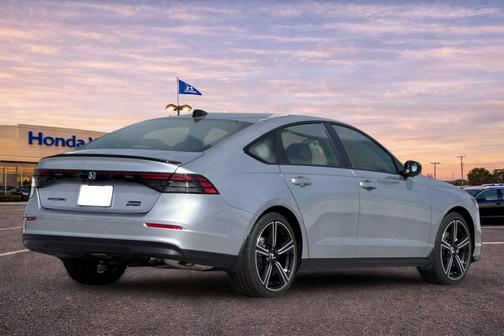 Solar Silver Metallic 2026 Honda Accord Hybrid Sport