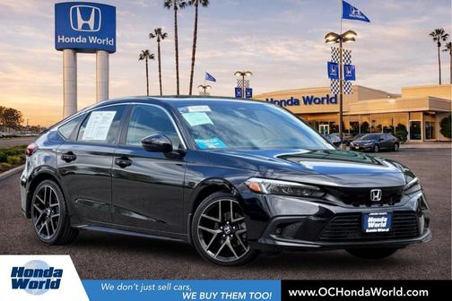 Crystal Black Pearl 2022 Honda Civic Sport Touring