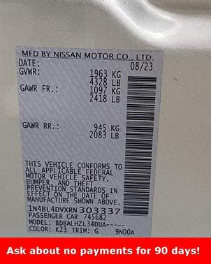 2024 Nissan Altima 2.5 SV