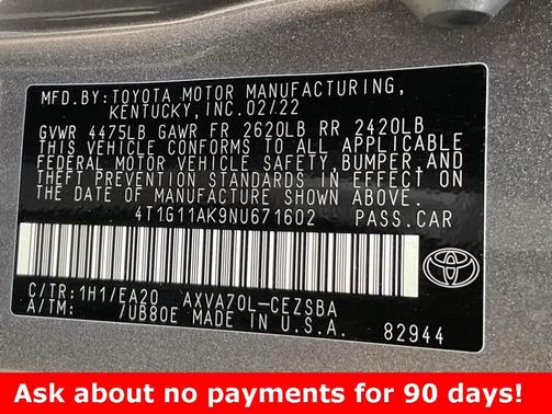 2022 Toyota Camry SE