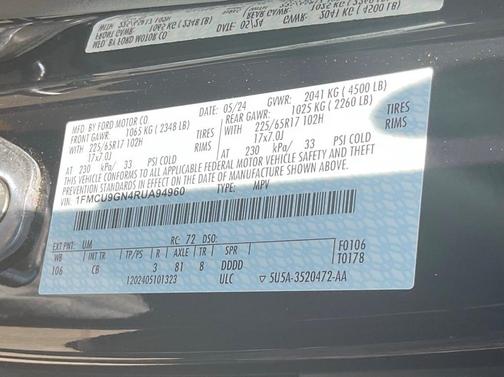 2024 Ford Escape Active