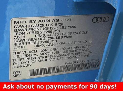 2023 Audi Q3 45 S line Premium