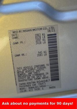 2024 Nissan Altima 2.5 SV
