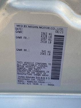 2024 Nissan Altima 2.5 SV
