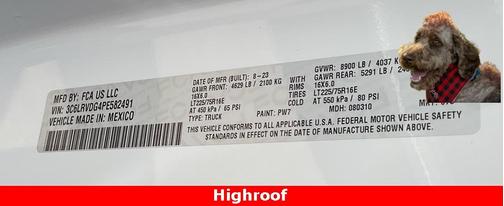 2023 RAM ProMaster 2500 High Roof