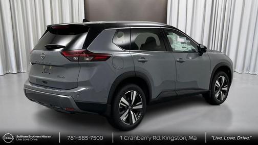 Boulder Gray Pearl/Super Black 2024 Nissan Rogue SL