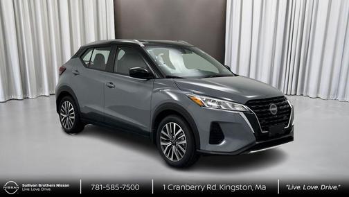 Gray/Super Black 2023 Nissan Kicks SV