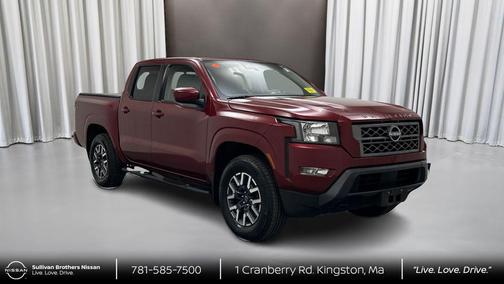 Cardinal Red Tricoat 2022 Nissan Frontier SV