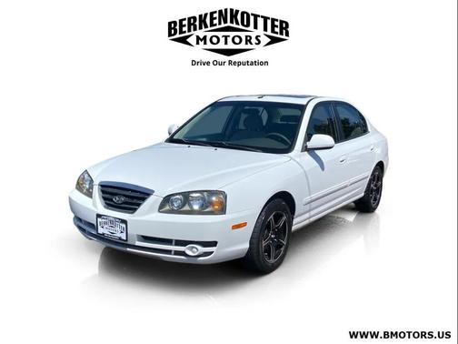 Nordic White 2005 Hyundai ELANTRA GLS