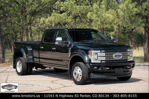 Agate Black Metallic 2019 Ford F-450 Platinum