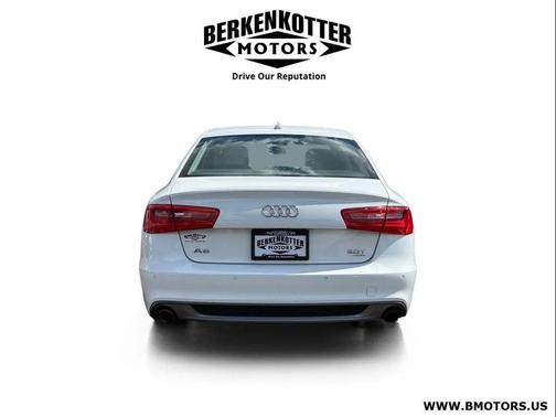 White 2015 Audi A6 3.0T Premium Plus