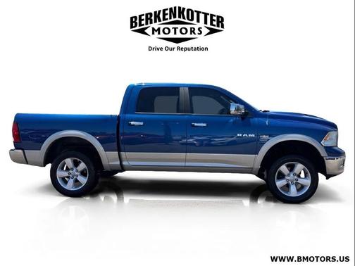 Deep Water Blue Pearlcoat 2009 Dodge Ram 1500 Laramie Crew Cab