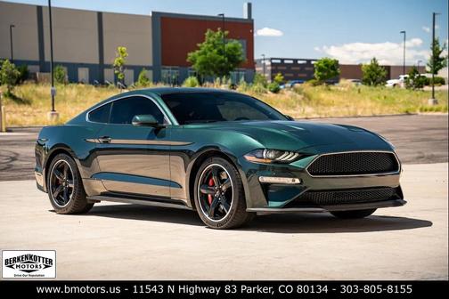 Dark Highland Green Metallic 2019 Ford Mustang Bullitt