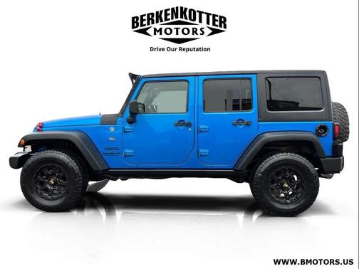 Hydro Blue Pearl Coat 2015 Jeep Wrangler Unlimited Sport
