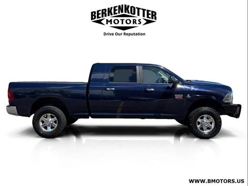 True Blue Pearlcoat 2012 RAM 2500 SLT