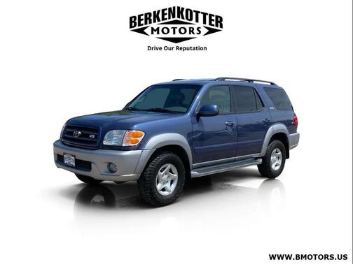 Blue 2002 Toyota Sequoia SR5