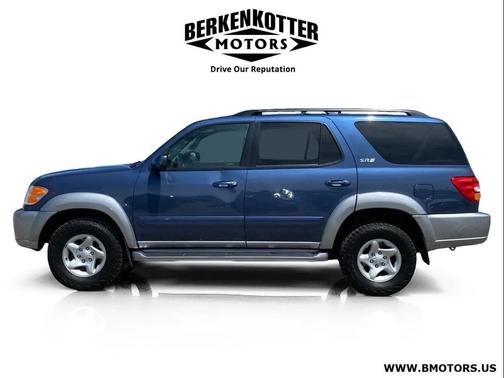 Blue 2002 Toyota Sequoia SR5