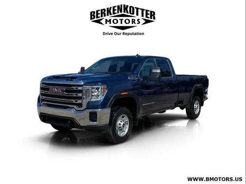 Pacific Blue Metallic 2021 GMC Sierra 2500 SLE