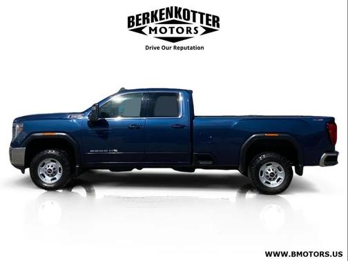 Pacific Blue Metallic 2021 GMC Sierra 2500 SLE
