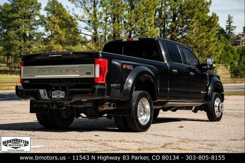 Agate Black Metallic 2019 Ford F-450 Platinum