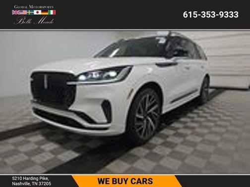 Pristine White 2025 Lincoln Aviator Black Label AWD