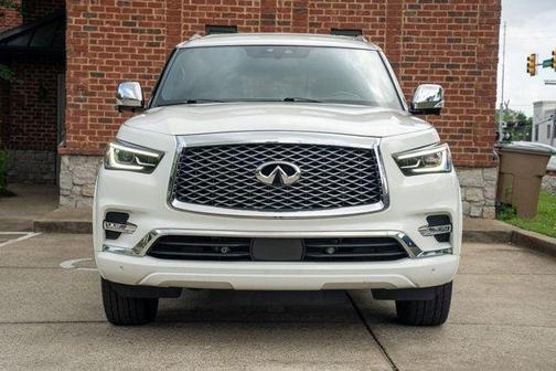 Moonstone White 2023 INFINITI QX80 SENSORY
